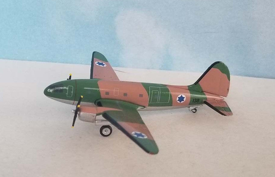 1:400 AeroClassics IAF Curtiss C-46 Airplane Diecast MilitaryAircraft Model