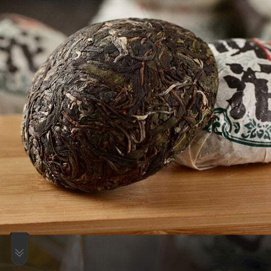 500g Top Menghai High Mountain Pu-erh Green Tea Yunnan Organic Cha Pu'er Tuocha