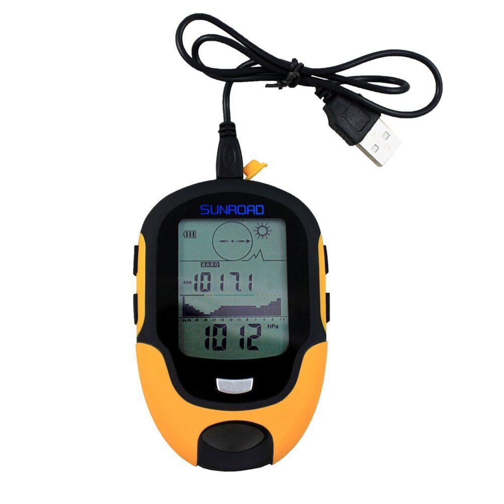 Handheld GPS Navigation Tracker Compass Locator Digital Altimeter Barometer Tool