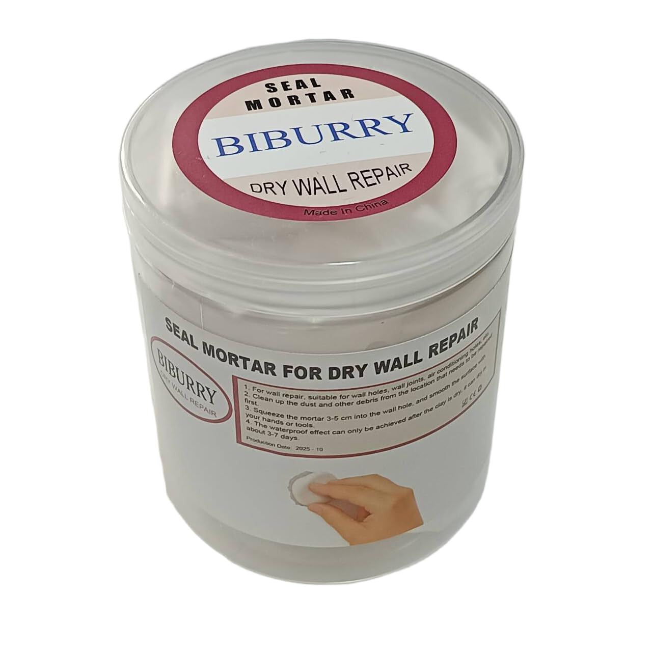8 Oz – Waterproof Wall Repair Putty – White Sealing Clay, Moldable Filler for Wa