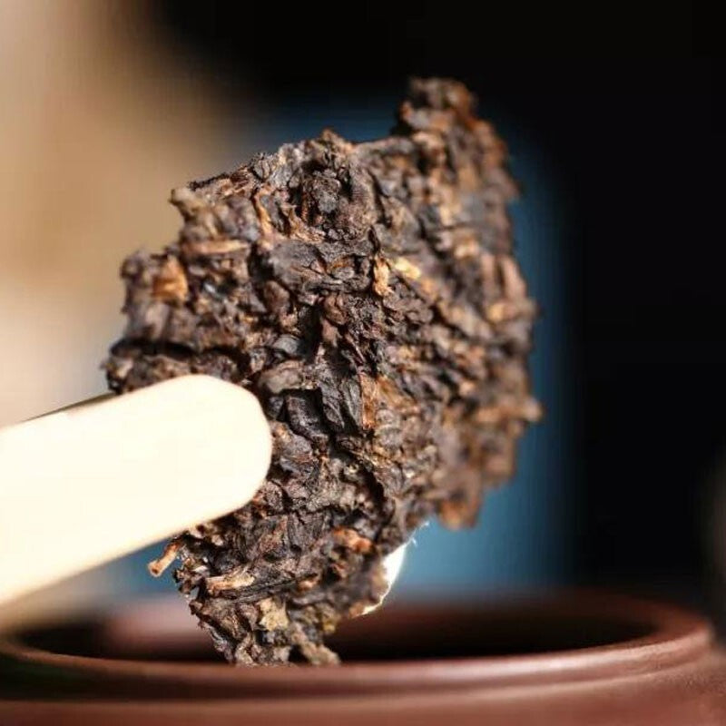 2019 haiwan LAO TONG ZHI Puer Tea Cake,YUNNAN Ripe te zhi Pin 191 Pu erh 普洱 400g