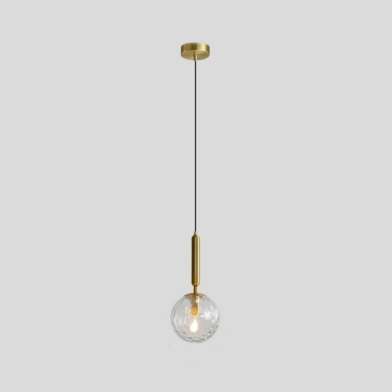 Pendant Lights Modern LED Glass Ball Gold Black Indoor Kitchen Dining Lamp Decor
