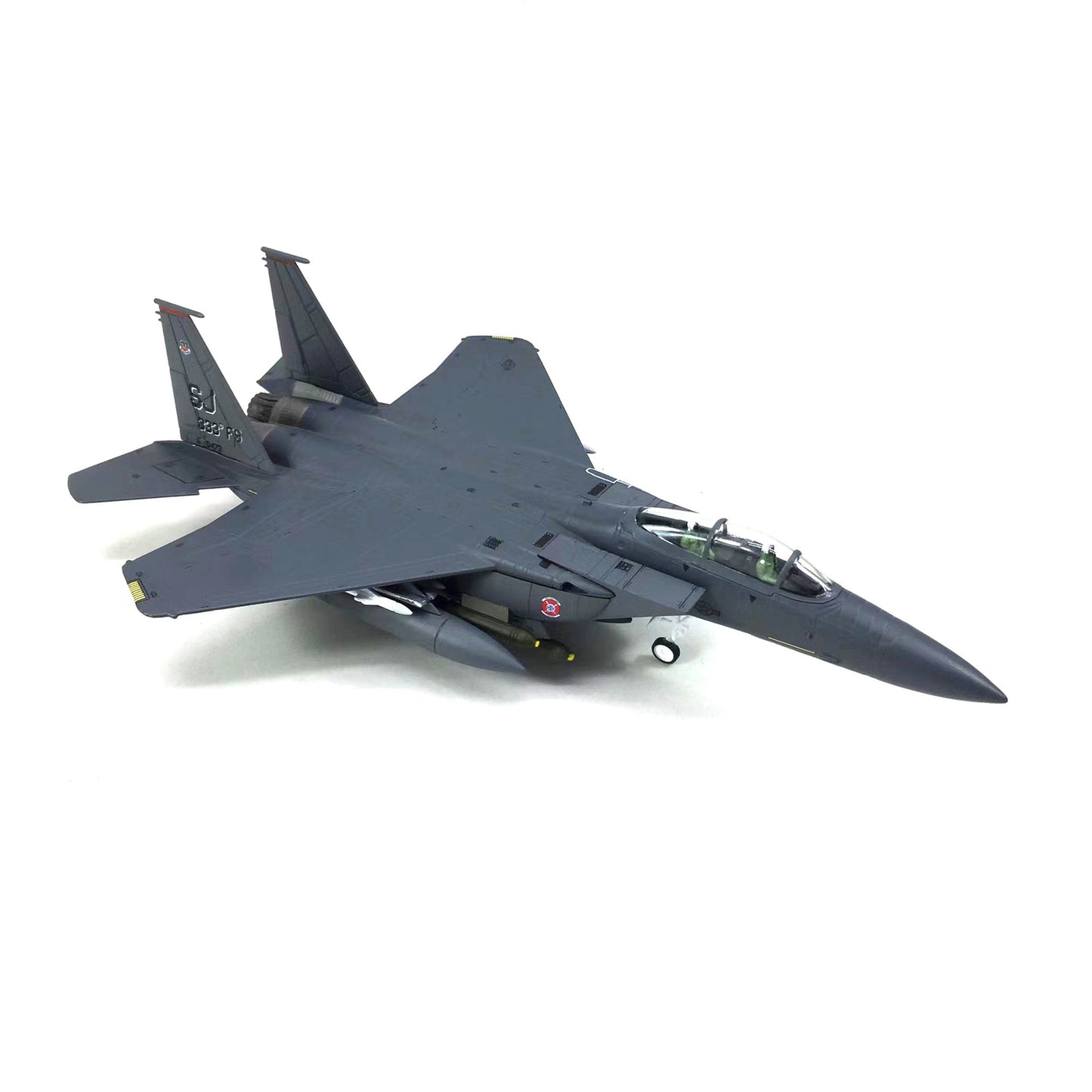 1:100 US F-15E Strike Eagle Supersonic Combat Bomber Military Aircraft Model