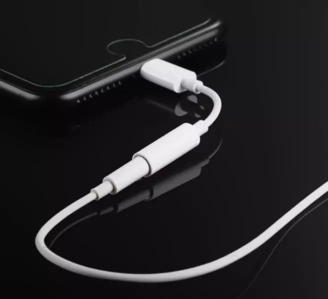 1~6PCS For iPhone Headphone Adapter Jack 8Pin to 3.5mm Aux Cord Dongle Converter
