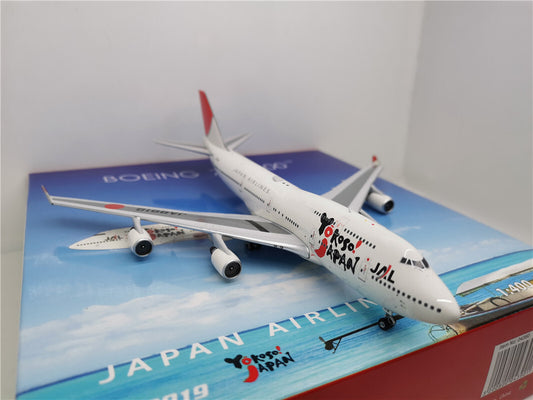1:400 Phoenix JAPAN AIRLINES B747-400 Airplane Diecast Aircraft Plane Model