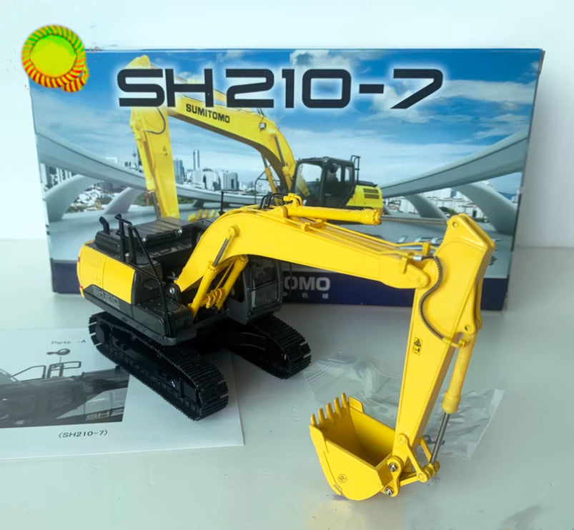 1:50 SH210-7 Excavator Construction Machinary Equipment Diecast Model Collection