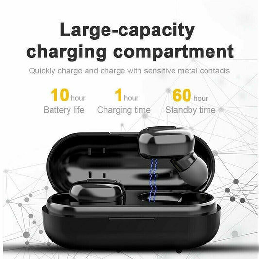 Waterproof Bluetooth 5.0 Earbuds Headphones Wireless Headset Noise Cancelling US