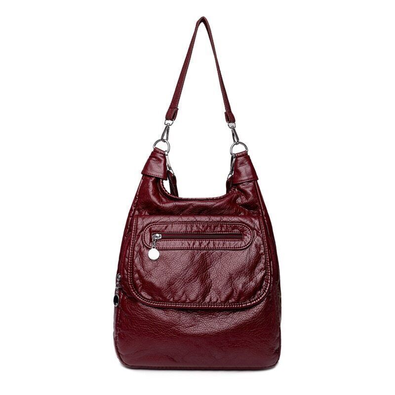 PU Leather Women's Backpack Shoulder Bags Ladies Travel Bag Pack