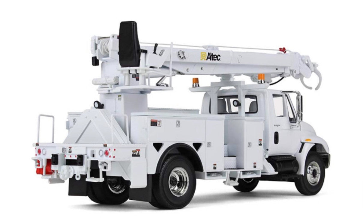 1:34 FirstGear International DuraStar Crane Truck with Drill Bit Diecast Model