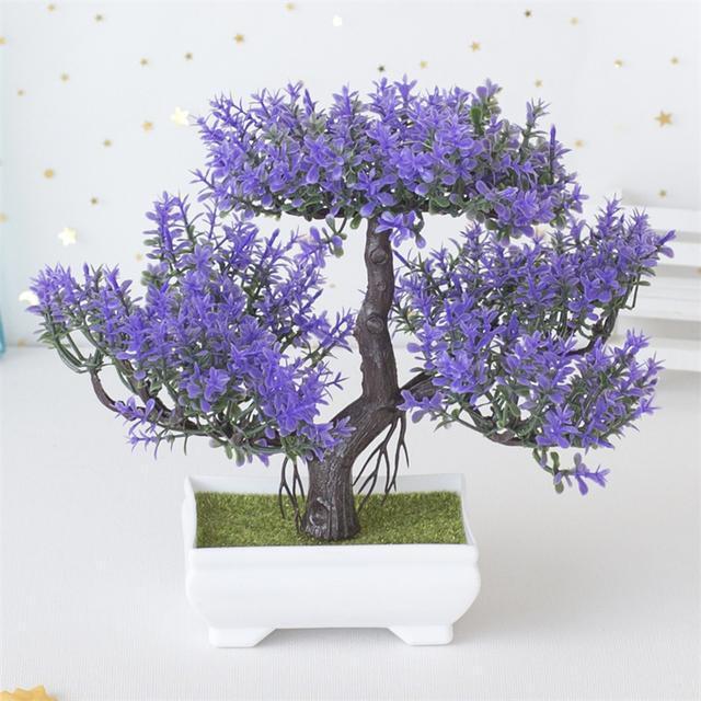 Arboles Artificiales Para Casa Con Maceta Pequeña Para Diseño Interior 2 Piezas