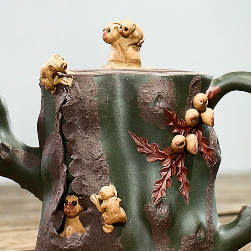 Full Handmade Tea Pot Marked Original Ore Real Yixing Zisha Clay Chinese Tea Pot