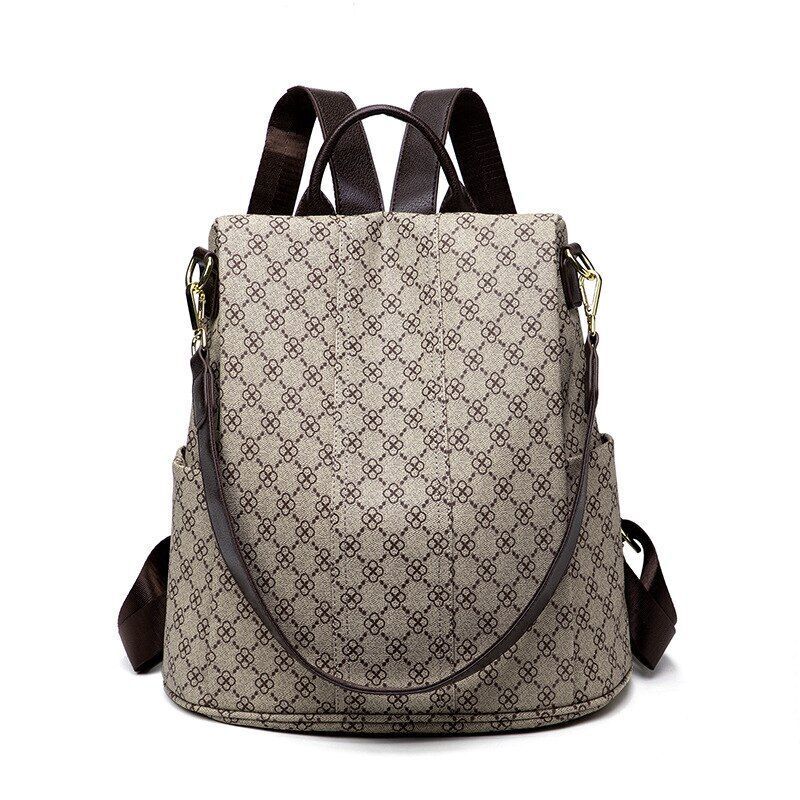 Backpack Ladies Bag Traveling Backpack Women Traveling Bag Large Geometric Purse