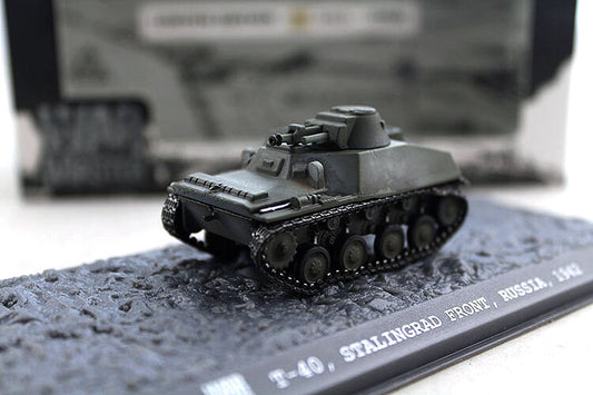 RUSSIAN T-40 1/72 DIECAST MODEL FINISHED TANK WAR MASTER