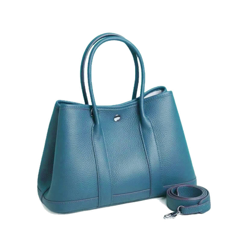 (30/36cm) Real Leather Tote Shoulder Bag Handbag Purse Fashion Work Bag w/ Strap