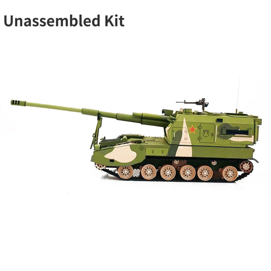 1:35 China PLZ-05 Self-Propelled Howitzer Tank Vehicle Model DIY Paper Model Toy