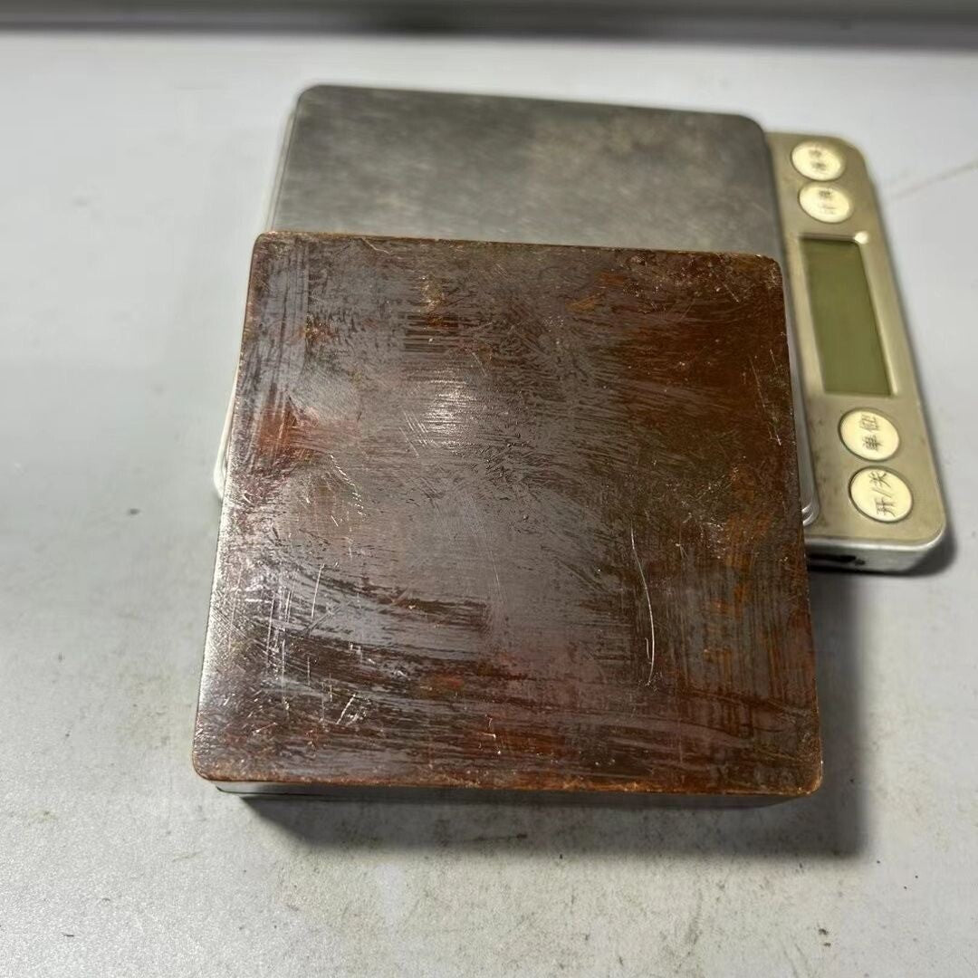 Rare Chinese Songhe Yannian inkstone box collection table Decor Gifts