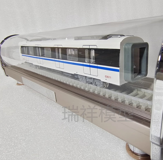 1/68 Nanchang Metro Line 3 Train Toys Static Ornament