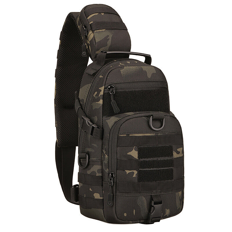 Tactical Sling Chest Pack Nylon Shoulder Bag Men Crossbody Bag Military Bag