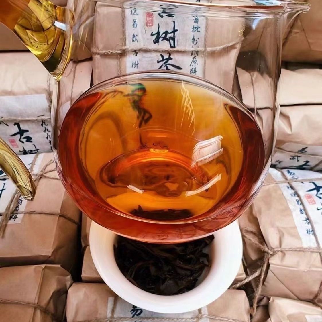 1999 Yunnan Loose Leaf Old Pu'er Tea YIWU Aged Pu-erh Raw Tea Sheng Puerh 300g