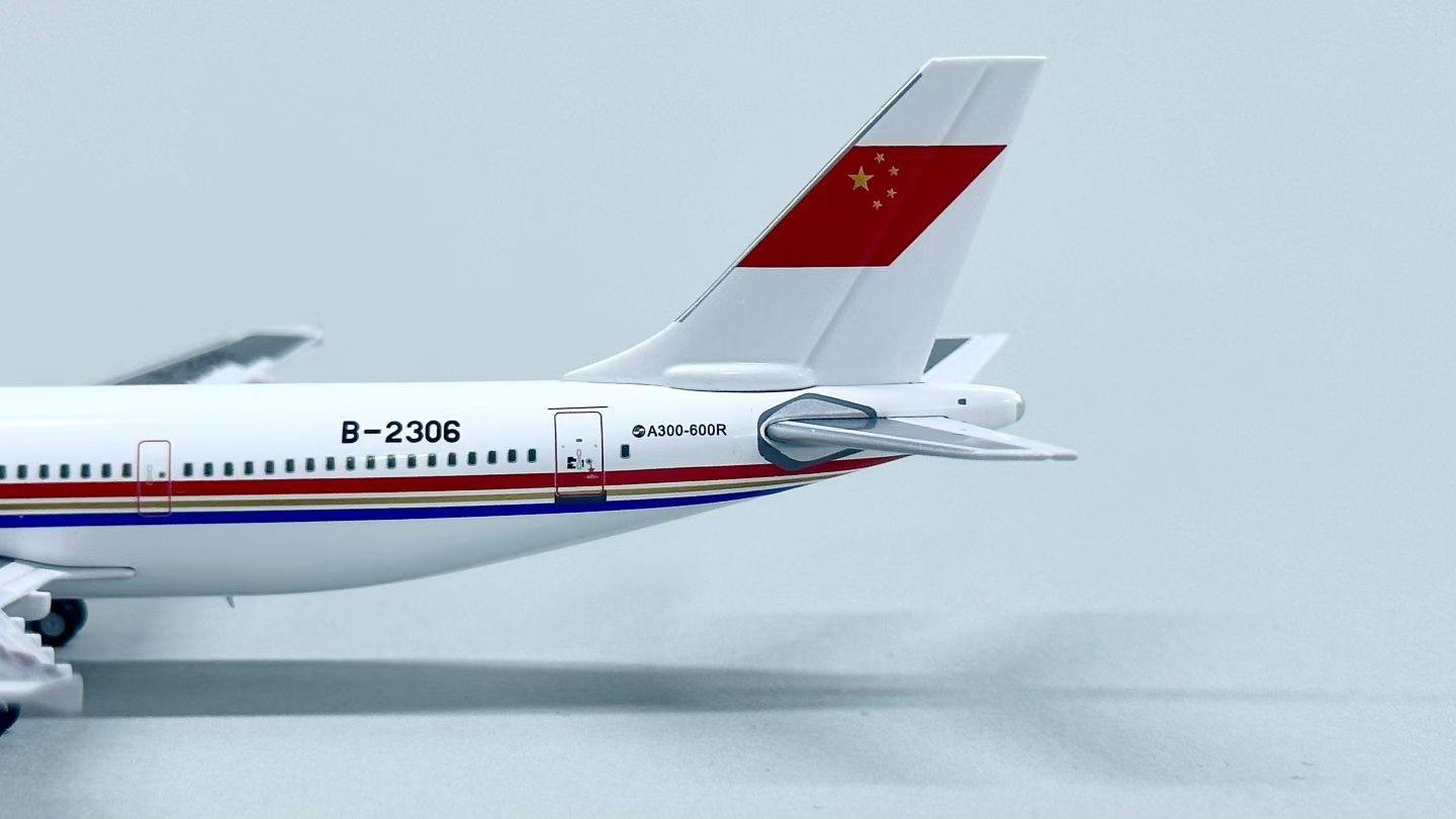1:400 Yu ModeL CAAC Airbus A300-600 B-2306 Passenger Airplane Diecast Model