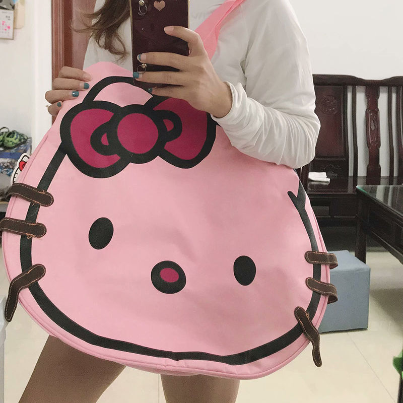 Cute Hello Kitty Shoulder Bag Handbag Tote Travel Storage Bag Large Capacity NEW