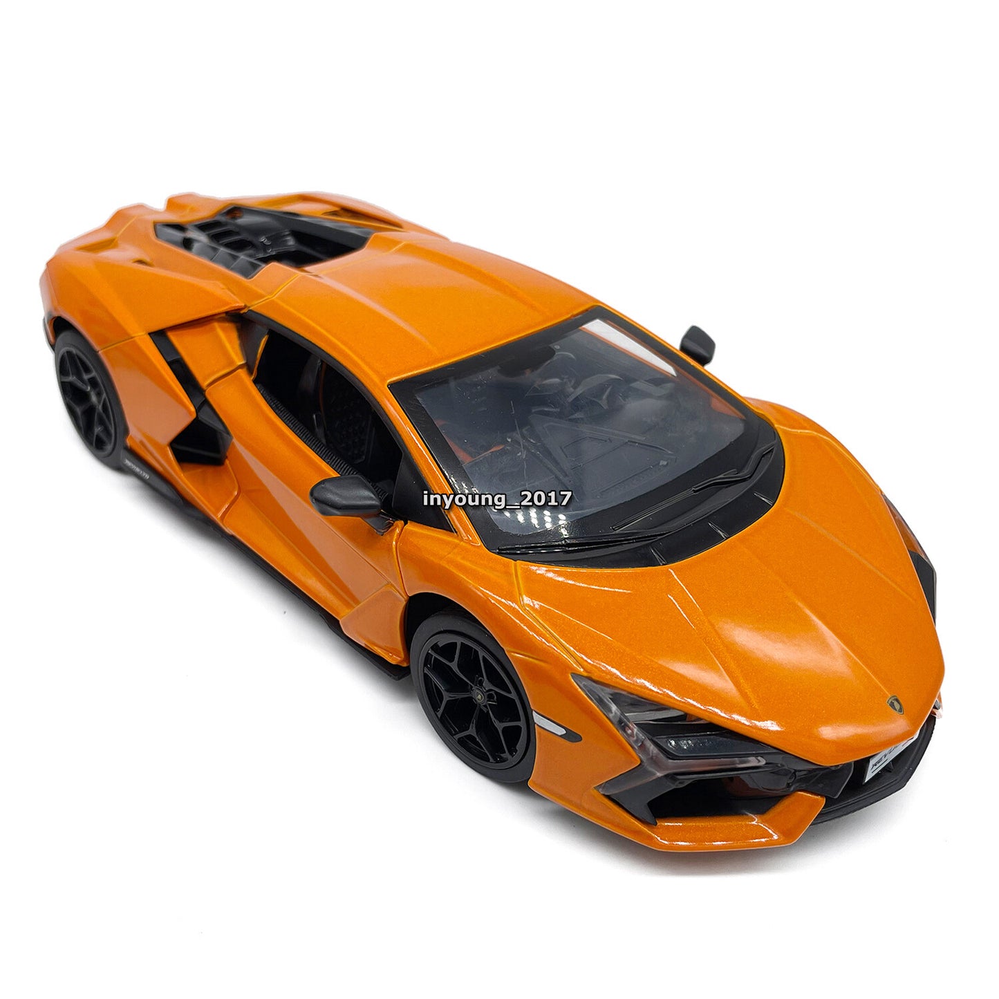 1/24 Lamborghini Revuelto Model Car Diecast Toy Vehicle Collectible Kids Orange