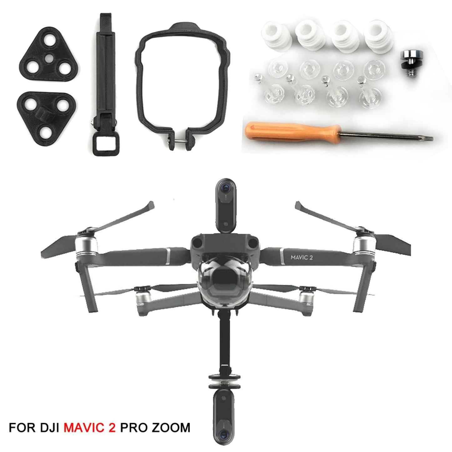 360° Panorama Camera Holder Mount Bracket For DJI Mavic 2 Pro Zoom Drone