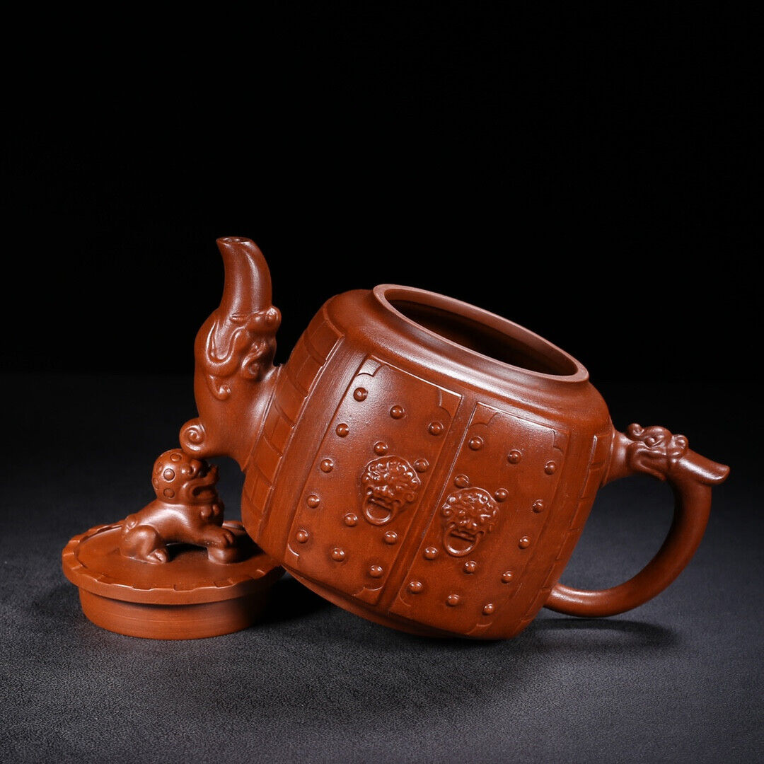 Chinese Yixing Zisha Clay Handmade Exquisite Teapot(大宅门 底款:徐汉棠)