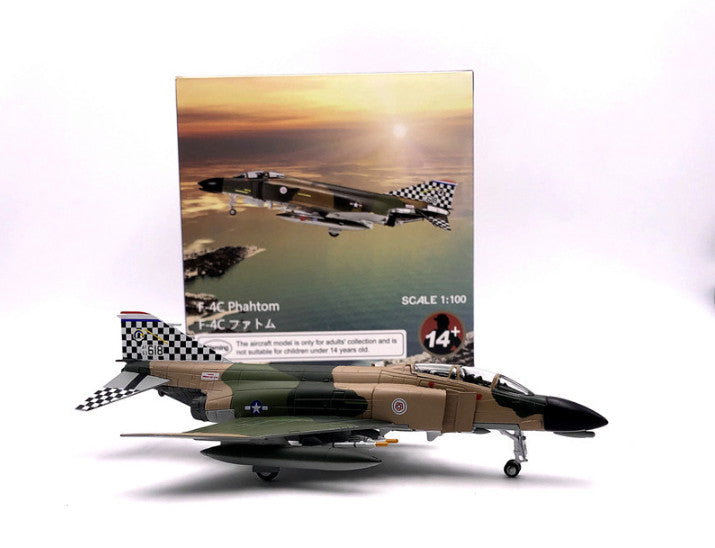 USA F-4C Phahtom 63rd Squadron in Turky 1/100 diecast plane model