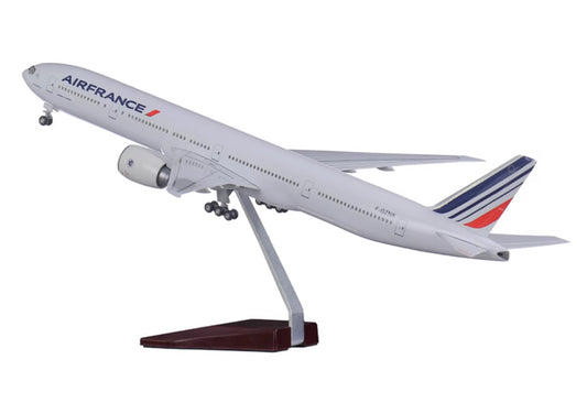 1:157 47CM AIR FRANC BOEING 777-300ER Airplane Landing Gear Resin Aircraft Model