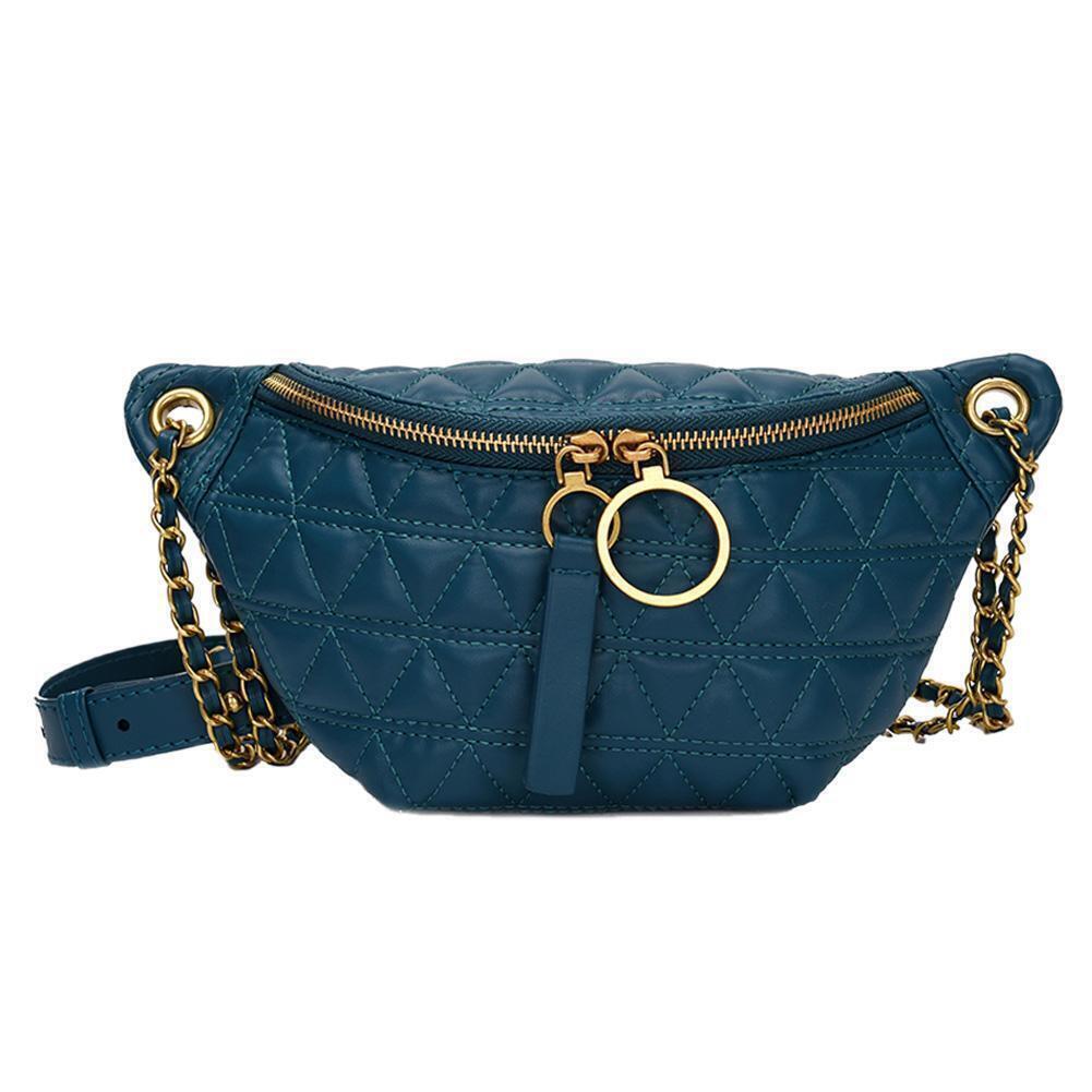 Women Fanny Chest Bag Waist Pack Crossbody Leather Fashion Travel Shoulder Bag