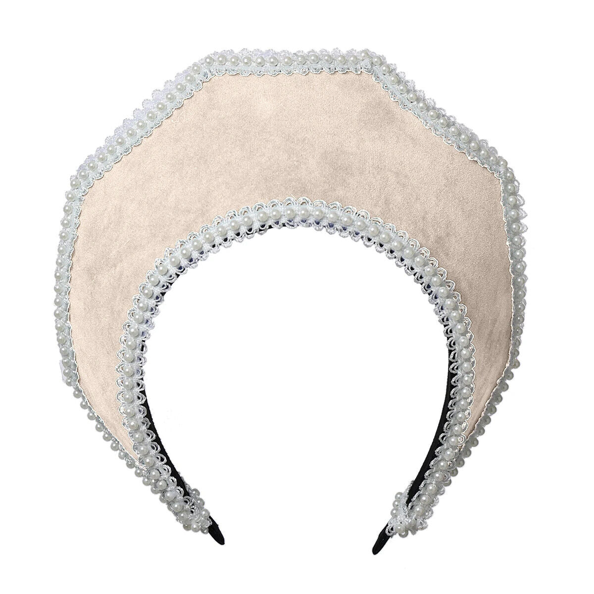 Women Cosplay Headbands Medieval Crown Headpiece Royal French Mary Queen Costume
