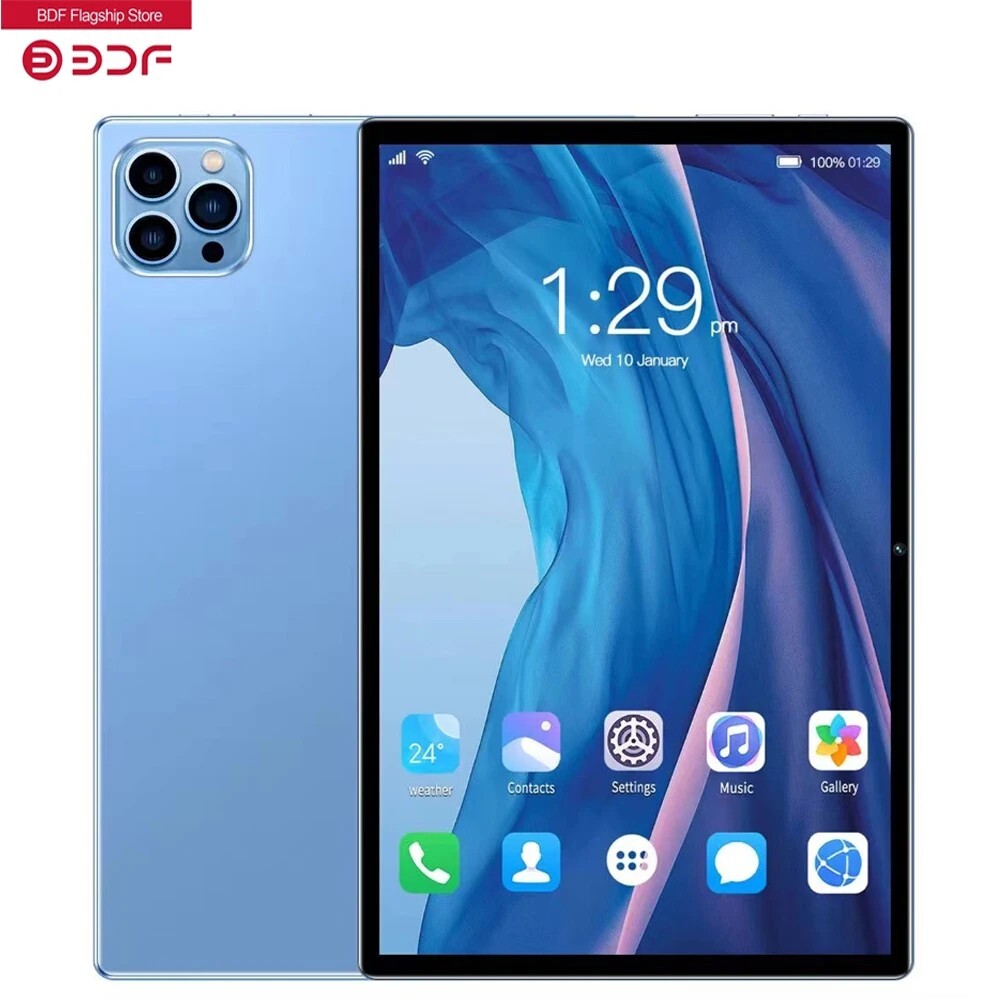 BDF Android 10.1 Inch Tablet Pc Google Play Octa Core Dual Cameras Dual SIM 3G