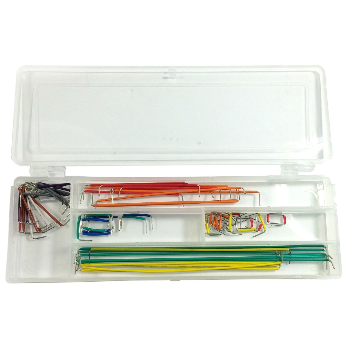 Solderless Clear Breadboard (810 Tie Points) 6.5" x 2.1" with 70 Jumper Wires