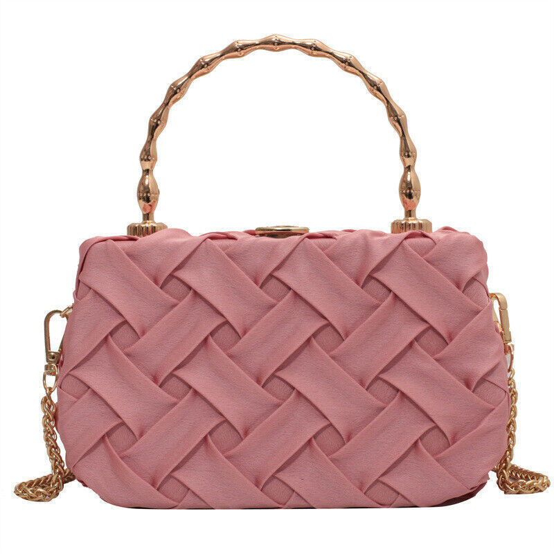 New fashion casual woven personality niche handheld crossbody box bag