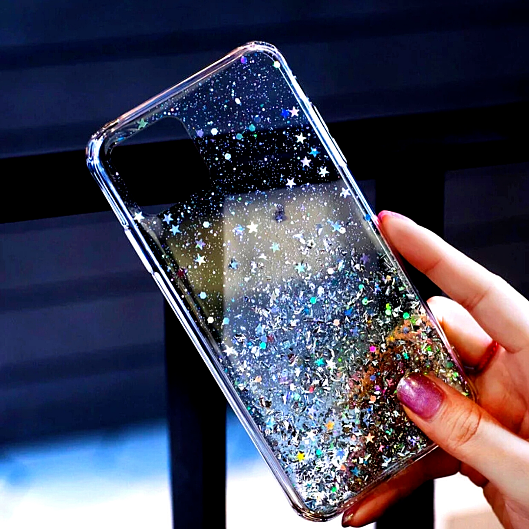 Case Cover For iPhone 11 Pro MAX Shockproof TPU Glitter Bling Funda Forro Cober