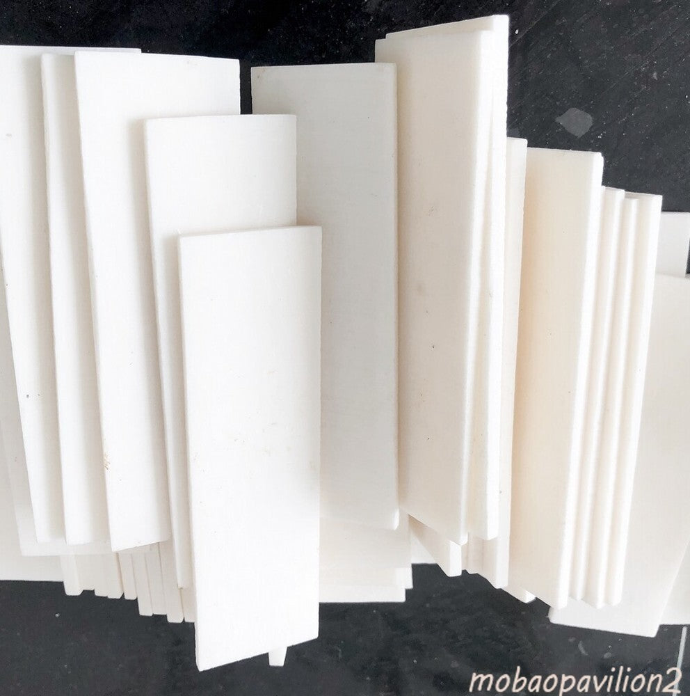 100x30x3mm Manual 10x Buffalo Bone Flat Blank Slice Collected
