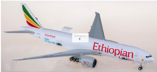 1:200 JC Wings Ethiopian Airlines B777-200LRF Diecast Aircraft Plane Model