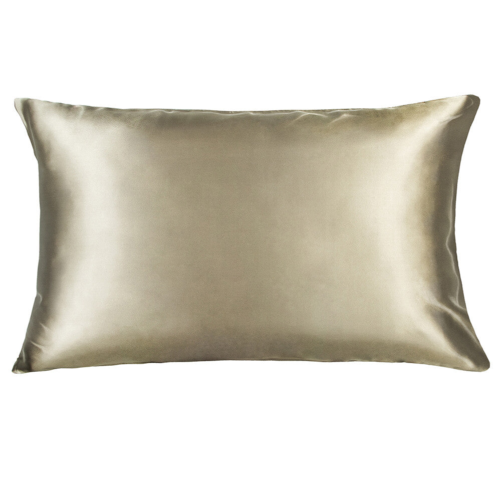 Pure Mulberry Silk Pillowcase Zippered 100% Silk Nourishes Hair Skin One piece