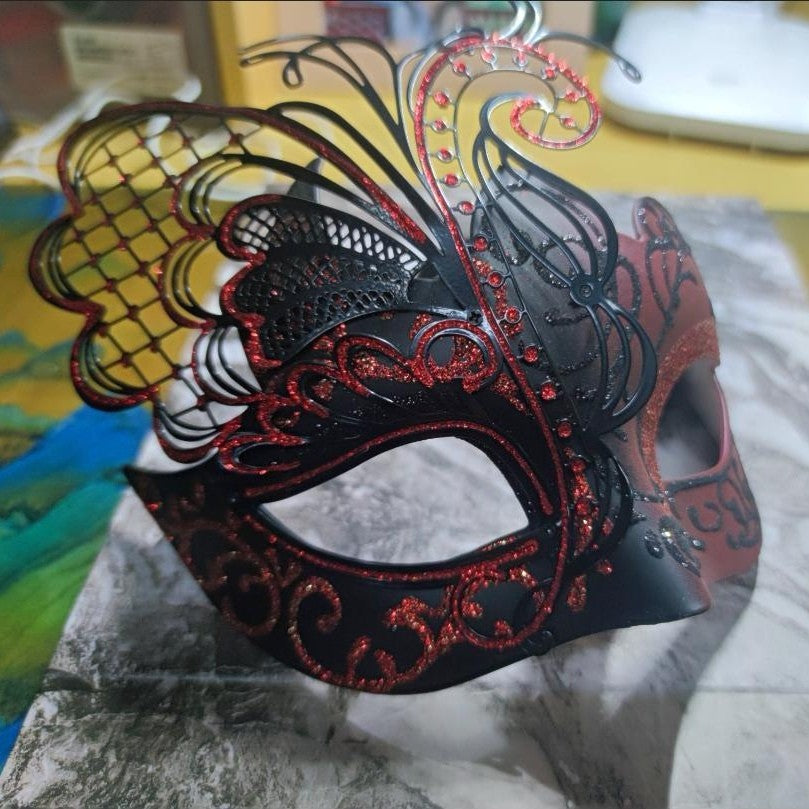 Venetian Luxury Butterfly Filigree Mask Masquerade Carnival