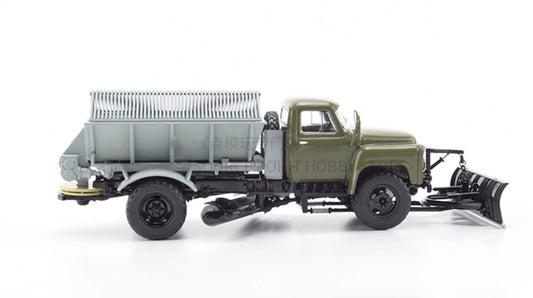1:43 SSM PR-53(52) Sand Speader Snowplow Snow Removal Vehicle Diecast Model