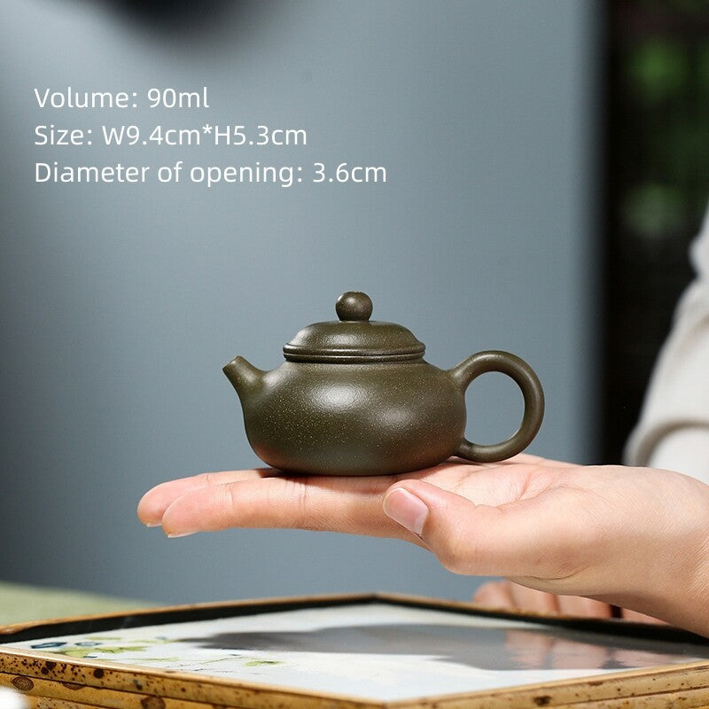 Small Tea Pot Real Yixing Zisha Purple Clay Master Pot Kungfu Tea Pot Xishi New