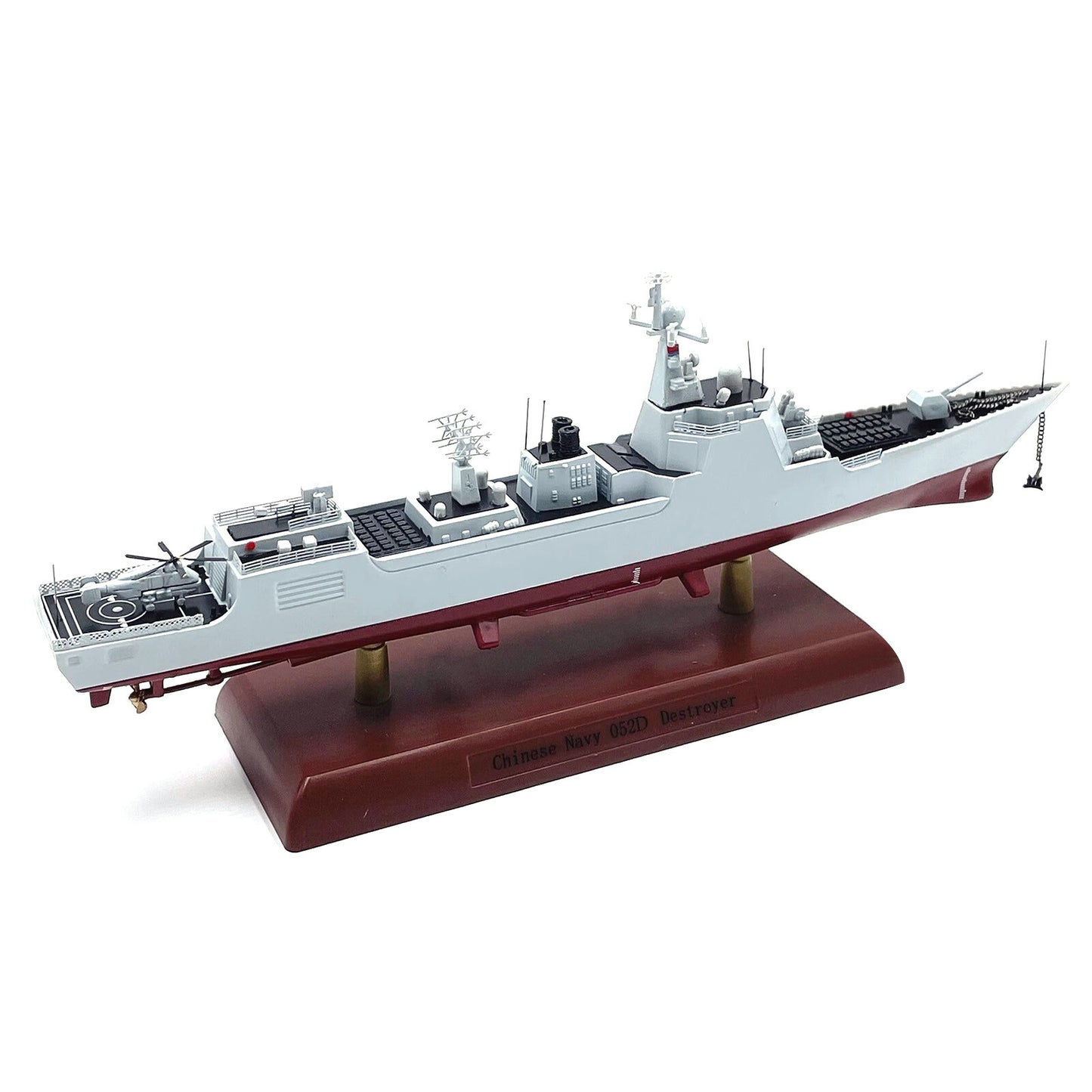 Chinese Type 052D Destroyer Diecast Alloy Finished Model Toy Gift 1:700 Scale