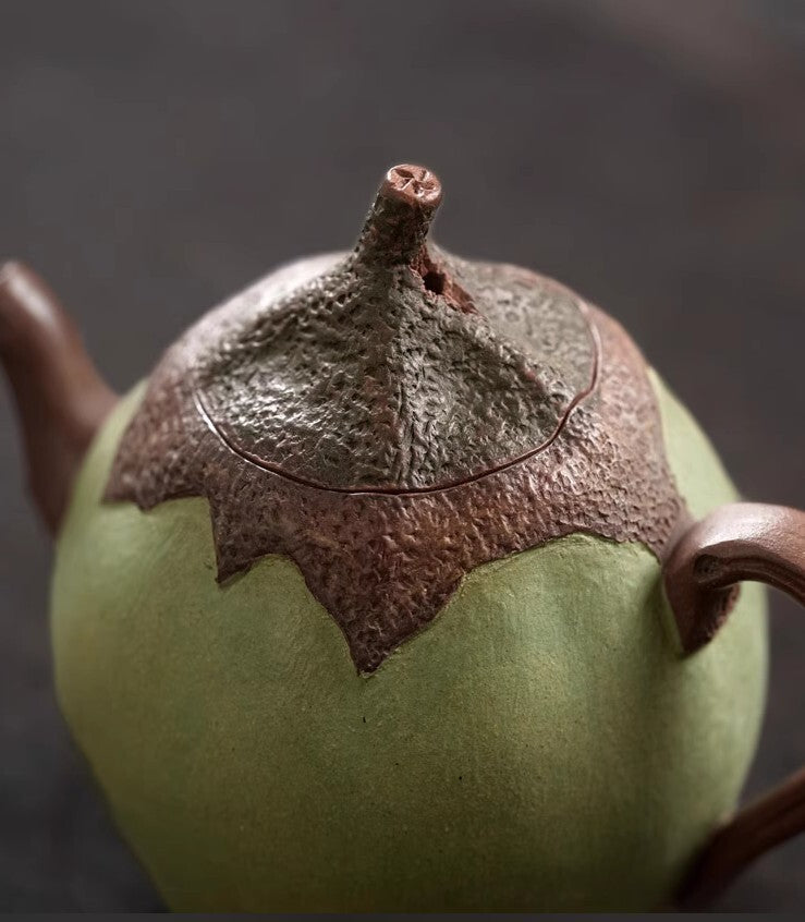 180cc Chinese Yixing Handmade Zisha Teapot Duan Ni Eggplant Hu Gongfu Tea Pot