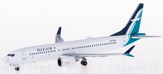 1:400 AeroClassics SILK AIR Boeing 737 MAX 8 Passenger Airplane Diecast Model
