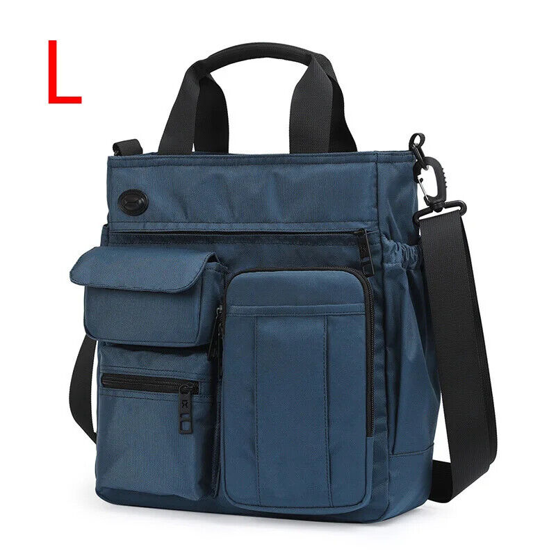 Men Bag Hole Shoulder Crossbody Bag Oxford Travel Handbag Storage Bags