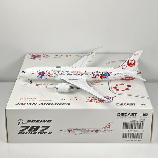 1:400 JC Wings Japan Airlines Boeing 787-8 Airplane Diecast Aircraft Plane Model