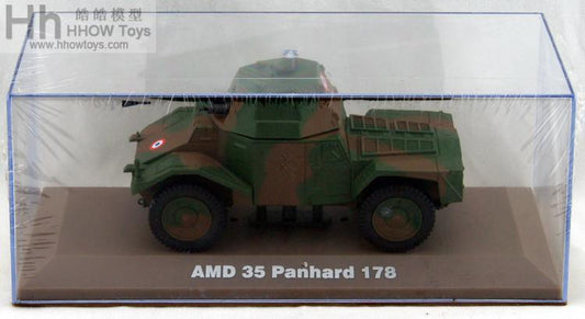 ATLAS 1/43 Panhard AMD 178 French Armored Wheeled Vehicle Tank Ornament Model