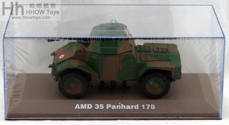 ATLAS 1/43 Panhard AMD 178 French Armored Wheeled Vehicle Tank Ornament Model