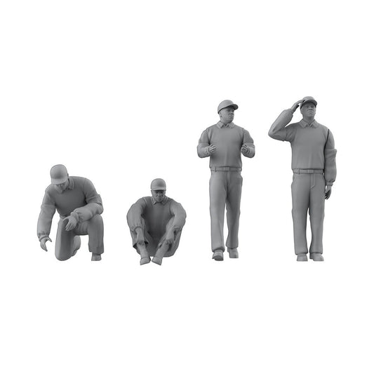 Yao's Studio SSCR144015 1/144 Model Upgrade Parts US Navy Sailors
